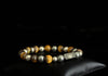 Rengetsu Genki Deep Foundation luxury Agate men’s bracelet 18cm – product photo