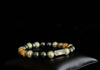 Rengetsu Chishin Earth Core luxury Agate men’s bracelet 16cm – product photo