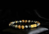 Rengetsu Kinjiku Golden Axis luxury Agate men’s bracelet 18,5 cm – product photo