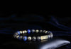 Rengetsu Meikyō Clear Mirror luxury Blue Sandstone men’s bracelet 18,5cm – product photo