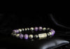 Rengetsu Yūgan Silent Depth luxury Charoite men’s bracelet 18,5cm – product photo