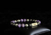 Rengetsu Yūjin Silent Blade luxury Charoite men’s bracelet 16,5 cm – product photo